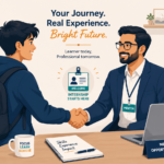 Illustration representing internship guide for BCA students in Nepal